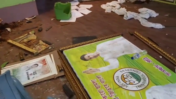 টিএমসি অফিস ভাঙচুর