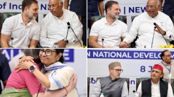 দিল্লির কনস্টিটিউশন ক্লাবে ইন্ডি জোটের বৈঠক, যোগ দিলেন অনেকেই