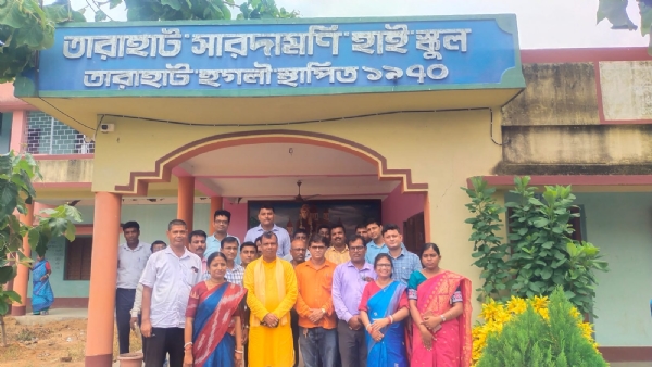 তারাহাট সারদামনি হাই স্কুল ভিজিটে বিধায়ক