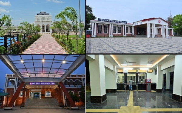 পুনর্বিকশিত মাজবাট, হলদিবাড়ি রেলওয়ে স্টেশন