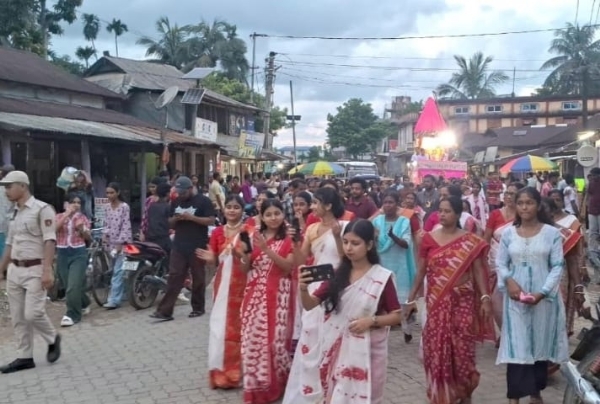 বাজারিছড়ায় জগন্নাথ দেবের রথযাত্রায় ভক্তকুল
