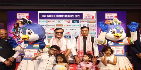 বিডব্লিউএফ বিশ্ব ব্যাডমিন্টন চ্যাম্পিয়নশিপ ২০২৬-এর মাসকট ও থিম সঙ উন্মোচন মনসুখ এবং হিমন্তবিশ্বের