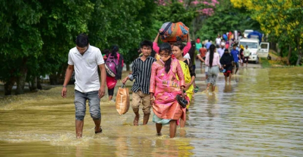 আপার আসামে বন্যা পরিস্থিতির অবনতি আপার আসামে বন্যা পরিস্থিতির অবনতি