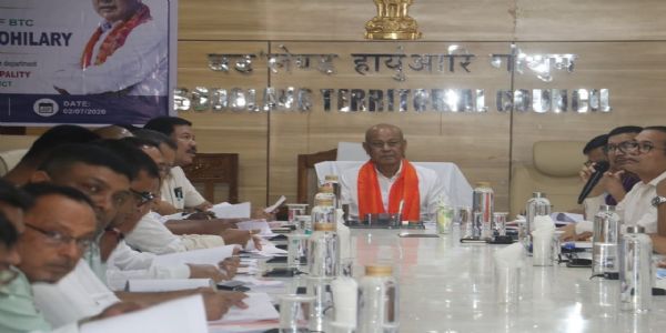 কোকরাঝাড়ে বিভিন্ন উন্নয়নমূলক প্রকল্পের অগ্রগতি পর্যালোচনা বিটিসি-প্রধান মহিলারির