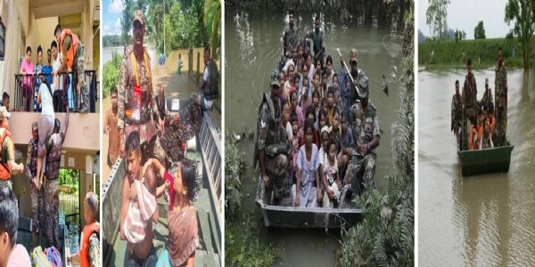 ‘অপারেশন জল রাহত’-এর বলে আপার আসামে ৫৭১ জন বন্যাৰ্তকে উদ্ধার ভারতীয় সেনার