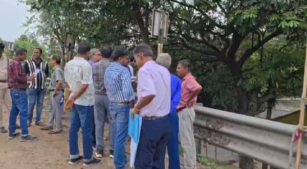 নতুন আরামবাগ ব্রিজের জমি পরিদর্শন