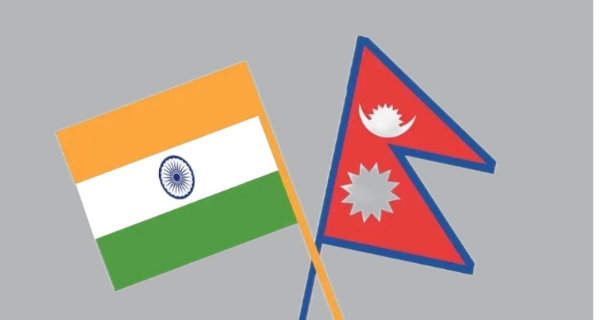 নেপাল-ভারতের পতাকা