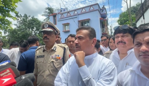 হালিশহরে মুখ্যমন্ত্রী শুভেন্দু, দেখা করলেন নিহতের পরিবারের সঙ্গে