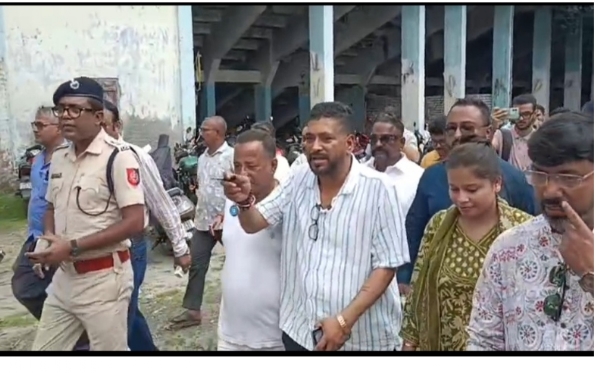 পার্কিং জোনের উদ্বোধনে শংকর ঘোষ