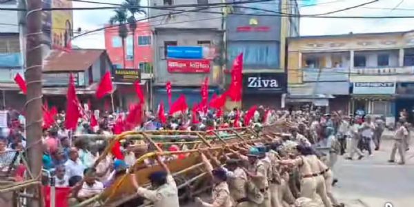 ‘জেল ভরো’ আন্দোলন থেকে বিজেপি-কে বামেদের হুঁশিয়ারি, ২৫ হাজার গ্রেফতারের দাবি