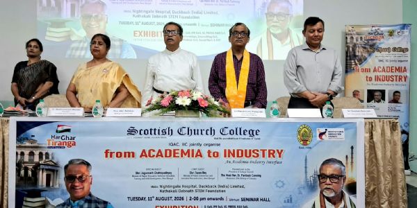 পড়ুয়াদের কর্মমুখী করতে শিক্ষা ও শিল্পের সেতুবন্ধন স্কটিশ চার্চ কলেজে, স্বাক্ষরিত ২ জোড়া এমওইউ