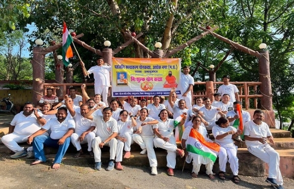 রামানুজগঞ্জে ‘হর ঘর তিরঙ্গা’ অভিযানে তিরঙ্গা যাত্রা
