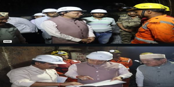 পিপলকোটিতে সুড়ঙ্গ দুর্ঘটনায় মৃতের সংখ্যা বেড়ে ৭, দুর্ঘটনাস্থলে মুখ্যমন্ত্রী ধামি