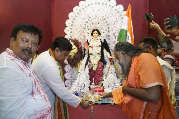 ভারত মাতার পুজোর উদ্বোধন
