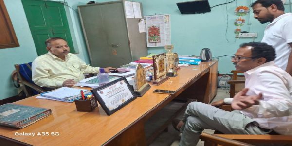 নসিবপুর স্কুল পরিদর্শনে বিধায়ক অরূপ কুমার দাস
