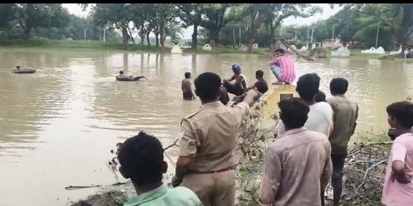 আমেঠিতে পুকুরে যুবকের মৃতদেহ উদ্ধার