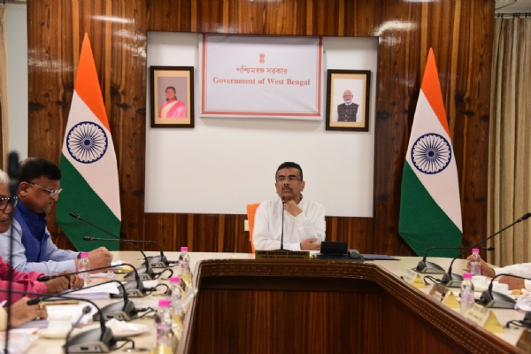 রাজ্য মন্ত্রিসভার বৈঠকে মুখ্যমন্ত্রী শুভেন্দু অধিকারী