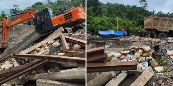 নিউ হারাঙ্গাজাওয়ে রেললাইন ধস : ১ ও ২ নম্বর লাইন নিয়ে বাড়ছে উদ্বেগ, ভারী বৃষ্টিতে জটিল হচ্ছে পরিস্থিতি