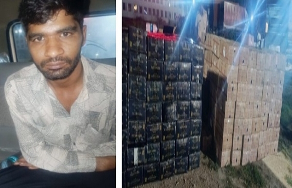 চণ্ডীগড় থেকে গুজরাটে পথে ৬০ লক্ষ টাকার অবৈধ মদ উদ্ধার