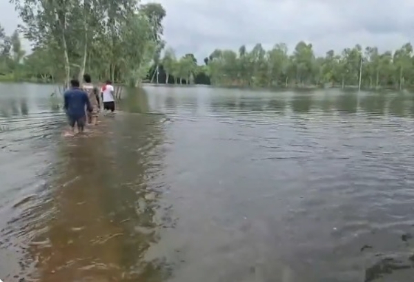 রায়বেরেলিতে বন্যা পরিস্থিতি, প্লাবিত বিস্তীর্ণ এলাকা