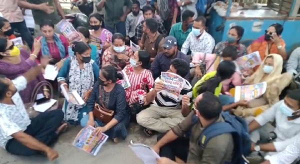টেট উত্তীর্ণদের বিক্ষোভ