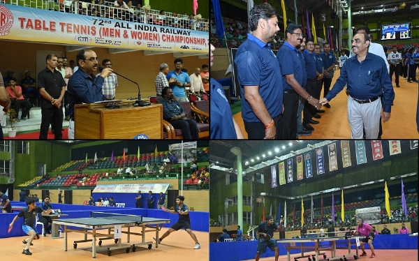 72nd All India Inter-Railway Table Tennis Championship begins in Maligaon.