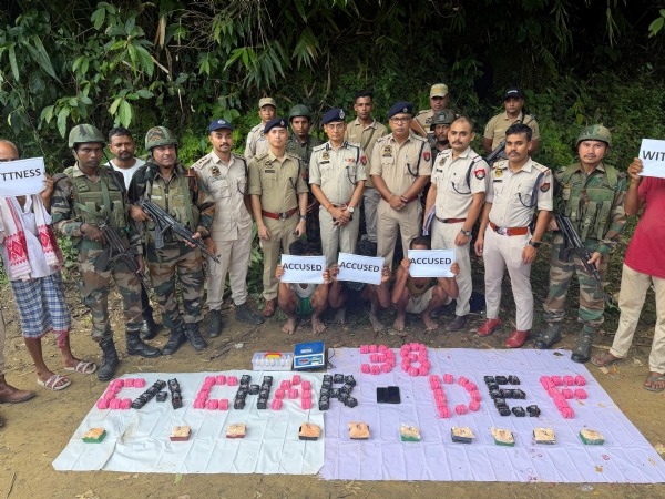 1.10 lakh Yaba tablets and 223 grams of heroin seized in a joint operation in Cachar