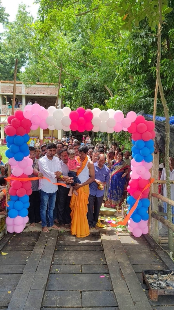 খানাকুলের রড আয়রনের ব্রিজ উদ্বোধন