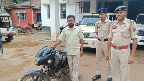 চুরি যাওয়া বাইক উদ্ধার