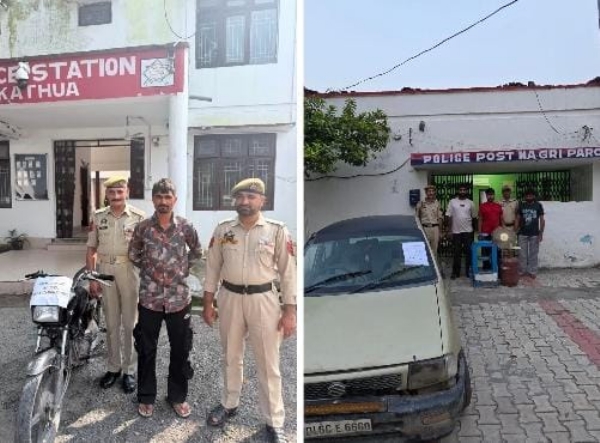 কাঠুয়ায় দুই চুরির মামলার কিনারা, উদ্ধার তিন লক্ষ টাকার সামগ্রী