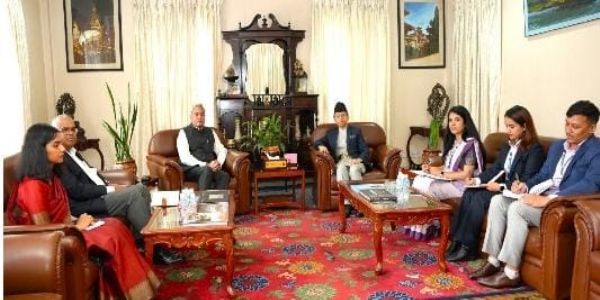 নেপালের বিদেশসচিবের সঙ্গে বিদায়ী সাক্ষাৎ ভারতীয় রাষ্ট্রদূত নবীন শ্রীবাস্তবের