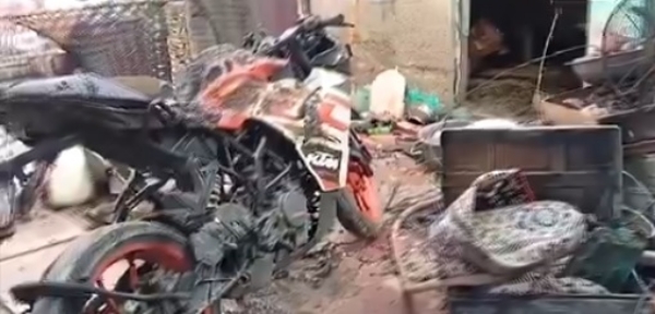 আগ্রায় গ্যাস সিলিন্ডার বিস্ফোরণ আগ্রায় গ্যাস সিলিন্ডার বিস্ফোরণ