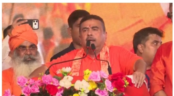 গণেশ পূজার উদ্বোধনে শুভেন্দু অধিকারী