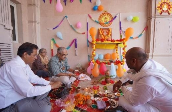 অযোধ্যায় রাম মন্দিরে বিশ্বকর্মা পুজো