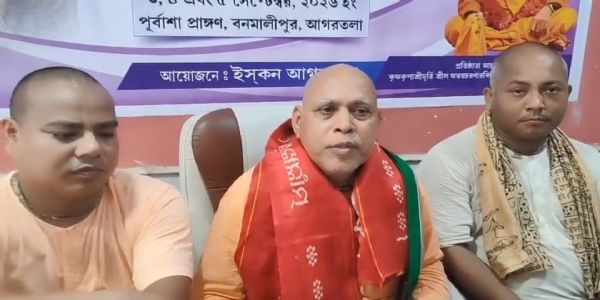 বিশ্বের ১৪০ দেশে জন্মাষ্টমী, আগরতলায় দু’দিনের বর্ণাঢ্য আয়োজন ইসকনের