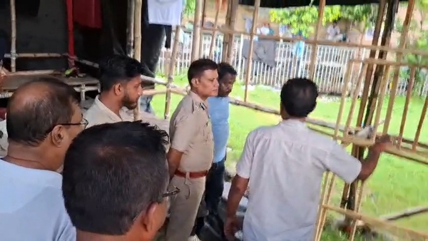 পুজোর প্রস্তুতি খতিয়ে দেখতে শ্রীরামপুরের একাধিক মণ্ডপে পুলিশ কমিশনার