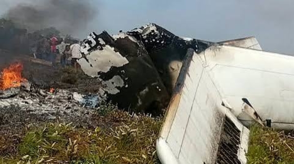 কঙ্গোয় সেনাবিমান ভেঙে পড়ল
